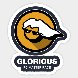 Gloruous Pc master race Sticker